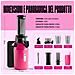 Ginnie Spremiagrumi a Freddo Professionale, Estrattore Lento 60 RPM per Agrumi, Design Compatto e Facile da Pulire, 400ml, 100W - Rosa Vivace - Foto miniatura 4