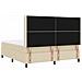 Letto a molle con materasso Crema 180 x 200 cm Tessuto - Foto miniatura 9