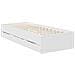 Struttura del letto Bianco 75 x 190 cm Legno Ingegnerizzato - Foto miniatura 6