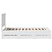 Struttura del letto Bianco 75 x 190 cm Legno Ingegnerizzato - Foto miniatura 9