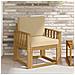 2 Pezzo Set di divani da esterno Poliestere Bianco e Beige - Foto miniatura 2