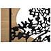 Pannello Da Muro Tree Albero Della Vita In Ferro E Legno, Set 3 Pezzi 176x90 Cm - Foto miniatura 2