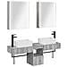 Set di Armadi da Bagno 5 pcs Sonoma grigio 53 x 15,5 x 70 cm - Foto miniatura 1