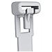 ISWT-876300 - Fascette Fermacavi con Linguetta 300x7,6mm in Nylon 100pz Bianco - Foto miniatura 1