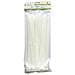 ISWT-876300 - Fascette Fermacavi con Linguetta 300x7,6mm in Nylon 100pz Bianco - Foto miniatura 2