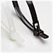 ISWT-876300 - Fascette Fermacavi con Linguetta 300x7,6mm in Nylon 100pz Bianco - Foto miniatura 3