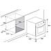 Forno Elettrico da Incasso 8022389013015 Capacità 66 L Multifunzione Ventilato Potenza 2600 W Colore Rosso - Foto miniatura 3