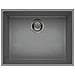 Quadra 110 Lavello da Incasso 1 Vasca Dimensioni 58 x 44 cm Colore Grigio - Foto miniatura 1