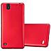 Custodia Compatibile Con Sony Xperia C4 In Rosso Metallico - Coperchio Protettivo In Silicone Tpu Flessibile - Foto miniatura 4