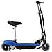 Monopattino Elettrico Con Sella Per Bambini Potenza 120 Watt Blu - Foto miniatura 1