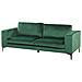 Divano A 3 Posti Con Rivestimento Verde Vadstena - Foto miniatura 6
