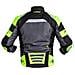 Giacca Moto Mesh Rete Cordura Tessuto Estiva Traforata Protezioni Ce Fluo Xxl - Foto miniatura 4