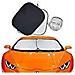 Tergicristallo Dellautomobile Parasole - 210t Ultima Sun Protection Per Automobili Furgoni E Autocarri - Parabrezza Parasole Mantenere La Vostra Auto Cool - Finestra Anteriore Ombrelloni Uv Ray Blocker - 2 Pezzi - Foto miniatura 1