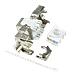 Cat. 6a Keystone Jack Stp Ungeschirmt 90 Grad Lsa (nk4016)  - Foto miniatura 3