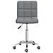 Sedia Da Ufficio Girevole Grigio Chiaro In Tessuto - Foto miniatura 3