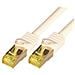 2m Cat7 2m Cat7 S / FTP (S-STP) Bianco cavo di rete - Foto miniatura 1