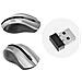 Mouse Wireless Optical Am-97 Office 1000 Dpi Silver - Foto miniatura 3