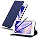 Custodia Compatibile Con Zte Blade L7 In Classy Blu Scuro - Coperchio Protettiva Con Chiusura Magnetica, Funzione Stand E Tasca Per Le Carte - Foto miniatura 1
