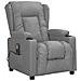 Poltrona Alzapersona Massaggiante Grigia in Similpelle - Foto miniatura 2