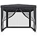 Tenda Per Feste 4 Pareti Laterali In Rete Antracite 3x4 M Hdpe - Foto miniatura 3