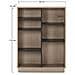 Libreria Scaffale Vigo 110x80 Cm, Scaffale Ufficio, Rovere E Grigio, 80 Cm (larghezza) 33 Cm (profondità) 110 Cm (altezza) - Foto miniatura 3