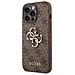 Pu 4g Metal Logo Case Fr Apple Iphone 14 Pro - Brown (guhcp14l4gmgbr) - Foto miniatura 1