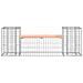 Panca Giardino Design Gabbione 183x41x60,5 cm Massello Douglas - Foto miniatura 3