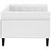 Letto Da Giorno Bianco 80x200 Cm In Similpelle - Foto miniatura 3
