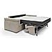 Giunone Divano Letto Alto 18 Cm. Impermeabile T02 Panna - Foto miniatura 2