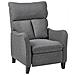 Poltrona Reclinabile Tessuto Grigio Royston - Foto miniatura 4