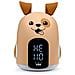 ALARM CLOCK WITH NIGHT LIGHT THREE BROWN DOG SOUNDS RKIDSDOG - Foto miniatura 1