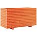 Fioriera Giardino Marrone Cera 90x40x49,5cm Legno Massello Pino - Foto miniatura 3