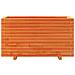 Fioriera Giardino Marrone Cera 90x40x49,5cm Legno Massello Pino - Foto miniatura 7