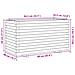 Fioriera Giardino Marrone Cera 90x40x49,5cm Legno Massello Pino - Foto miniatura 10