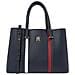 Emblem Satchel Corp Borsa Shopper Sintetico Borse Donna Blu Eu One Size, Aw0aw15117 Dw6 - Foto miniatura 1