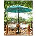 Ombrellone Da Esterno 255 Cm Baia Verde Smeraldo - Foto miniatura 1