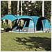 Tenda da Campeggio a Tunnel per 5 Persone Blu Impermeabile - Foto miniatura 1