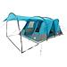 Tenda da Campeggio a Tunnel per 5 Persone Blu Impermeabile - Foto miniatura 2