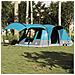 Tenda da Campeggio a Tunnel per 5 Persone Blu Impermeabile - Foto miniatura 3