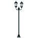 Lampione da Giardino  2-Lampade E27 Verde 220 cm Alluminio - Foto miniatura 1