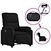 Poltrona Reclinabile Elettrica Nera in Tessuto di Microfibra - Foto miniatura 6
