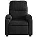 Poltrona Reclinabile Elettrica Nera in Tessuto di Microfibra - Foto miniatura 8