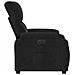 Poltrona Reclinabile Elettrica Nera in Tessuto di Microfibra - Foto miniatura 9