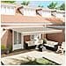 Tenda Retrattile Manuale con LED Beige 500x350 cm - Foto miniatura 2