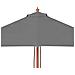 Lusso Casadino -  Ombrellone Da Esterni Con Palo In Legno 150x200 Cm Antracite - Foto miniatura 6