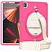 Custodia Per Ipad Pro 3/2/1 11"" Con Supporto E Tracolla Rosa - Foto miniatura 1