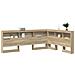 Testata contenitore rovere sonoma 140 cm Legno multistrato - Foto miniatura 3