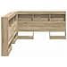 Testata contenitore rovere sonoma 140 cm Legno multistrato - Foto miniatura 6