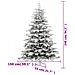 Albero Natale Artificiale Incernierato con Neve Fioccata 240 cm - Foto miniatura 10