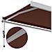 Tenda da Sole Retrattile Automatica Marrone 350x250 cm - Foto miniatura 7